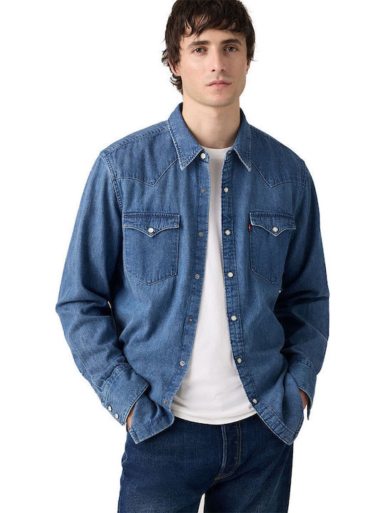 BARSTOW WESTERN STANDARD MED INDIGO - WORN IN - BARSTOW WESTERN STANDARD RUSTIC ROOT HILLS WORN-IN