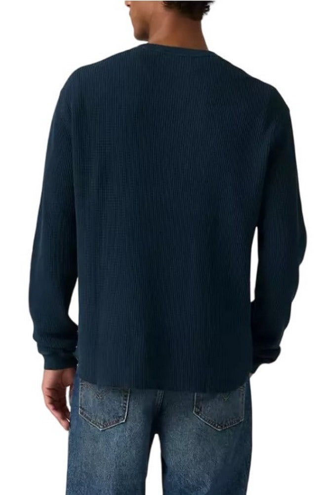 RT LS RLX THERMAL TEE BLUES - RT LS RLX THERMAL TEE GARMENT DYE NIGHTFALL NAVY