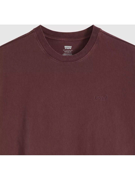 RED TAB VINTAGE TEE REDS - RED TAB VINTAGE TEE GARMENT DYE VINEYARD WINE