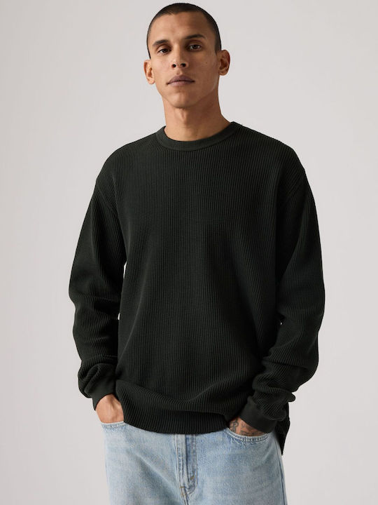 RT LS RLX THERMAL TEE BLACKS - RT LS RLX THERMAL TEE MINERAL BLACK GARMENT DYE MINERAL BLACK