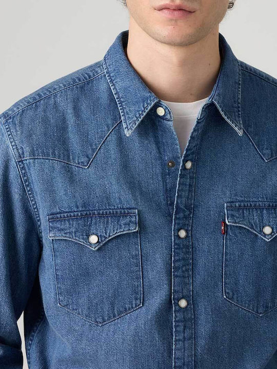 BARSTOW WESTERN STANDARD MED INDIGO - WORN IN - BARSTOW WESTERN STANDARD RUSTIC ROOT HILLS WORN-IN