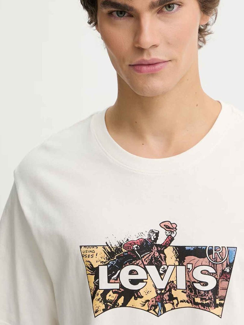 LEVI'S® M SS RELAXED FIT T-SHIRT TANS - 16143-2445 ECRU