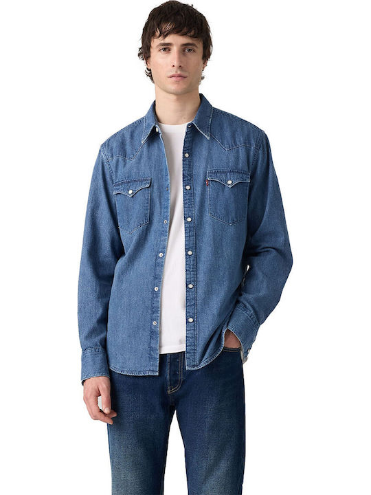 BARSTOW WESTERN STANDARD MED INDIGO - WORN IN - BARSTOW WESTERN STANDARD RUSTIC ROOT HILLS WORN-IN