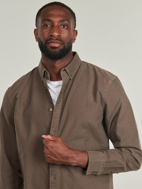 AUTHENTIC BUTTON DOWN BROWNS