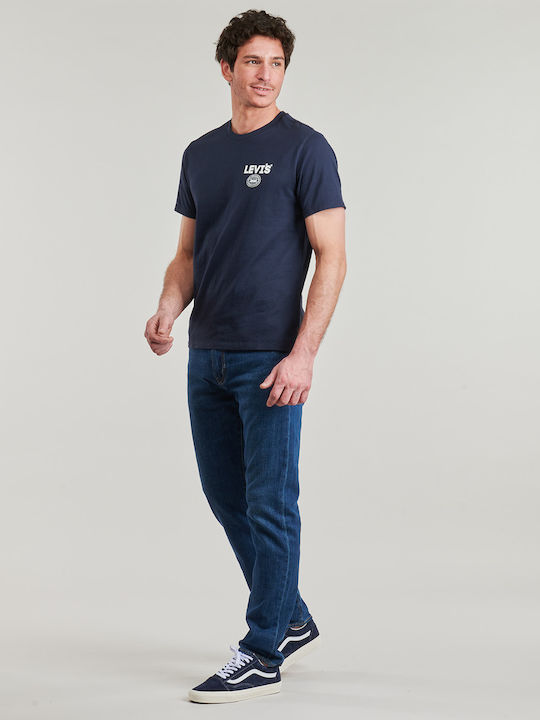Levi's Crewneck T-shirt Navy Μπλε