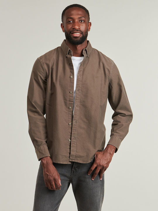 AUTHENTIC BUTTON DOWN BROWNS