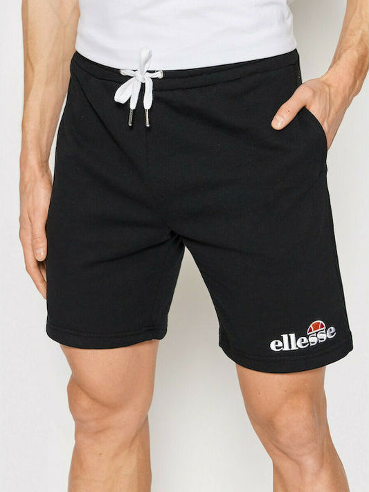 Ellesse Silvan Αθλητική Ανδρική Βερμούδα Μαύρη