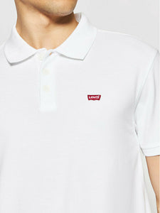 Levi's Polo Μπλούζα Κοντομάνικη Λευκή