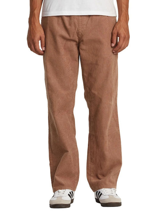 RVCA Ανδρικό Παντελόνι σε Relaxed Εφαρμογή Sonora Brown