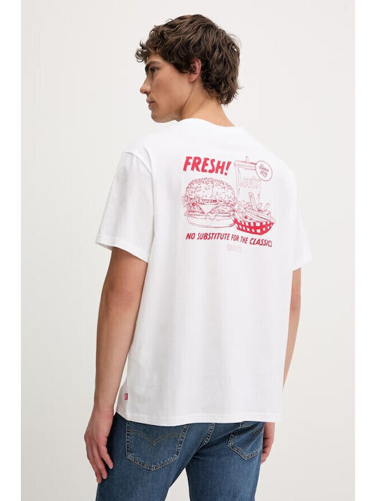 LEVI'S LOGO RELAXED FIT T-SHIRT MEN LEVI'S ΚΟΚΚΙΝΟ- ΛΕΥΚΟ (16143-2462)