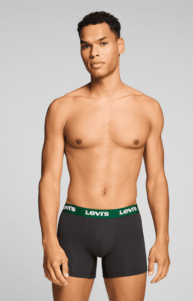 Levi's Repeat Logo Boxer Brief 2-Pack Green/Black