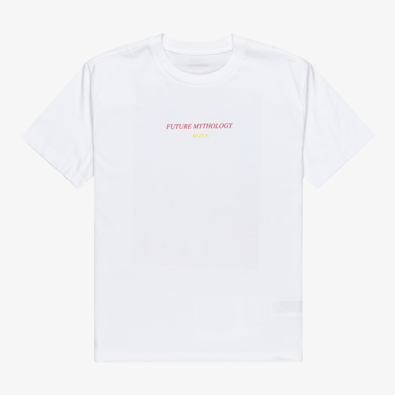 RVCA SUPERBLAST 1 SS TEE WHITE ΚΟΝΤΟΜΑΝΙΚΟ ΛΕΥΚΟ