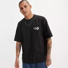 SKATE GRAPHIC BOX TEE BLACKS