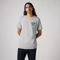 GRAPHIC CREWNECK TEE GREYS