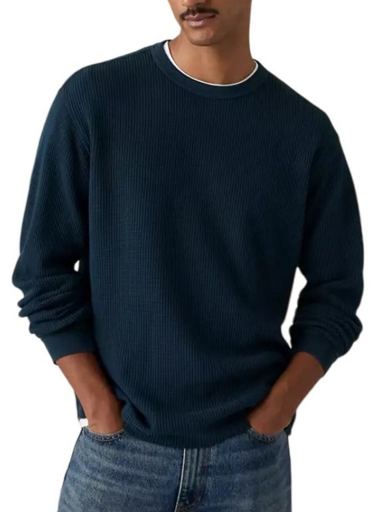 RT LS RLX THERMAL TEE BLUES - RT LS RLX THERMAL TEE GARMENT DYE NIGHTFALL NAVY
