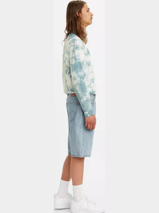 469 Loose Shorts Light Indigo - Flat Finish