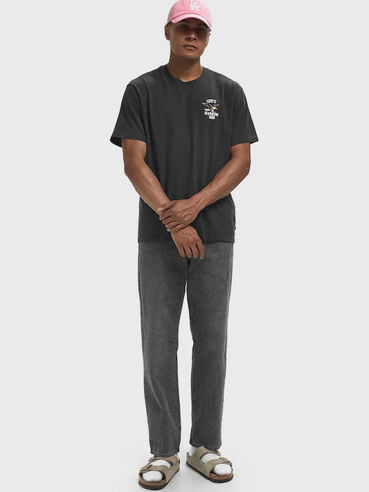 SS RELAXED FIT TEE BLACKS - WESTERN WIND EAGLE 1