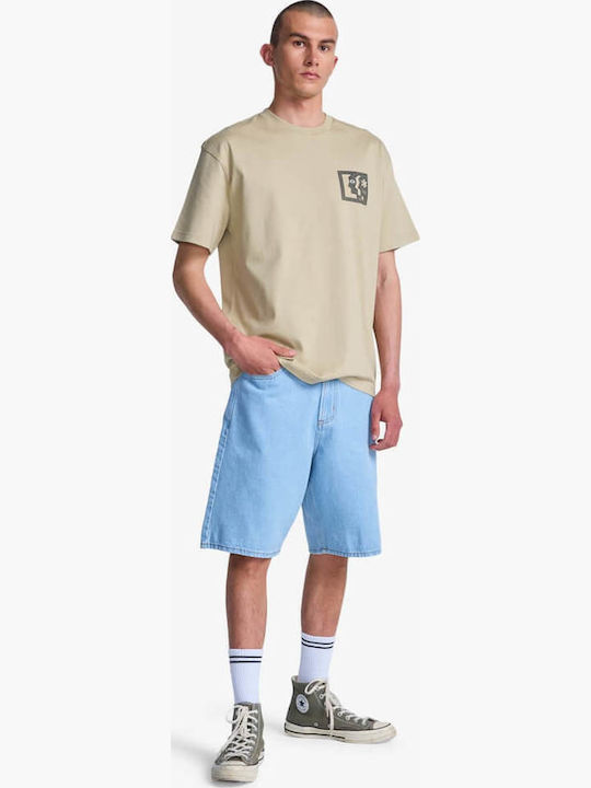 RVCA Face To Face SS Μπλούζα Ανδρικό Khaki