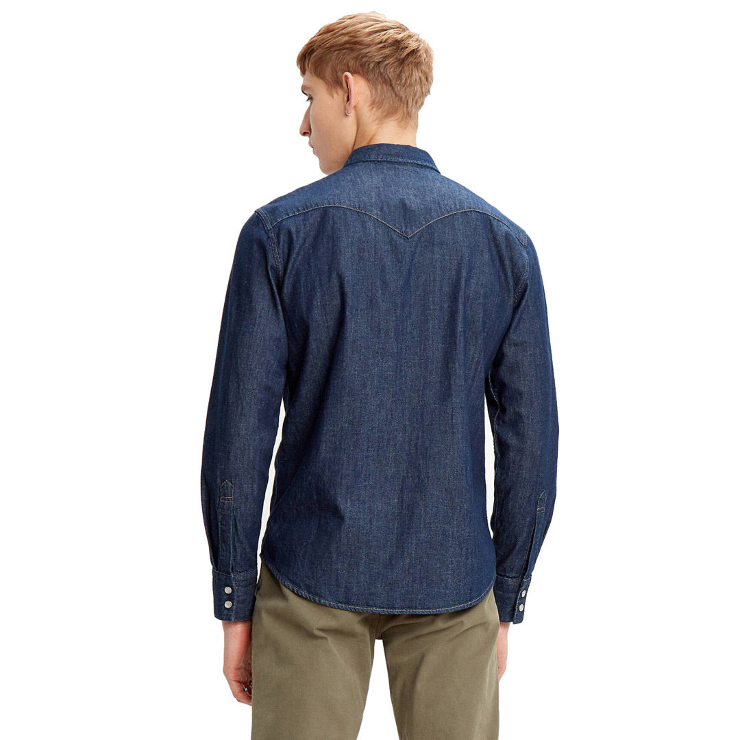 Πουκάμισο Barstow Western Standard 85744-0000 Σκούρο μπλε Standard Fit