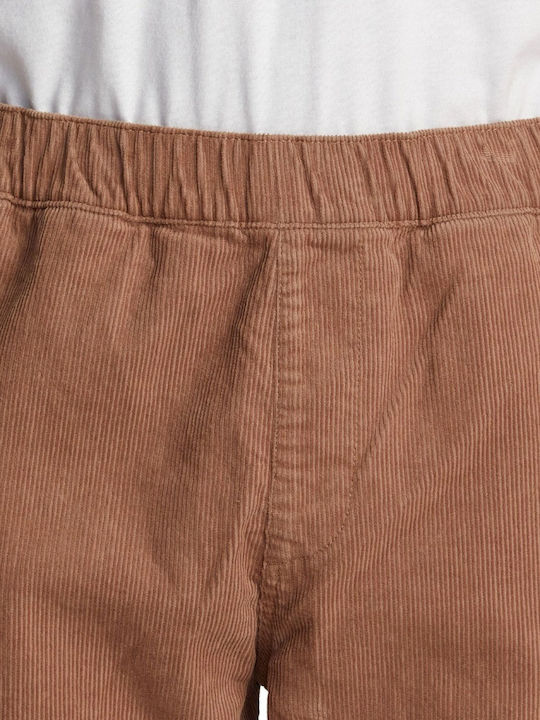 RVCA Ανδρικό Παντελόνι σε Relaxed Εφαρμογή Sonora Brown