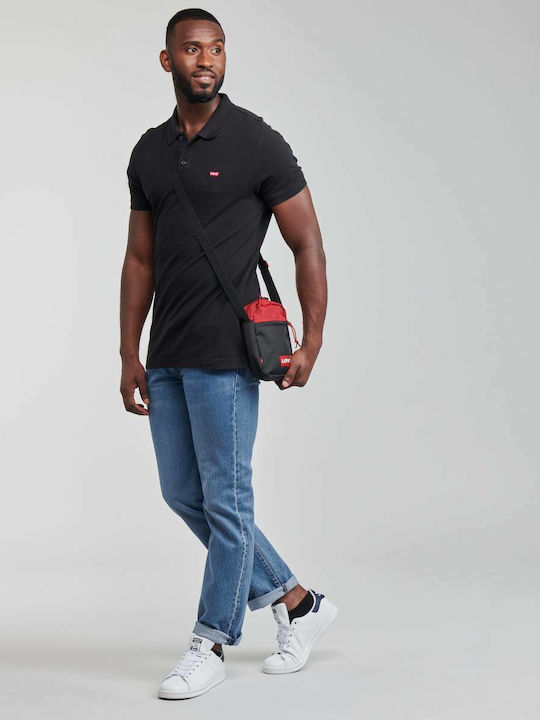 Ανδρική Τσάντα Ώμου / Χιαστί Κόκκινη