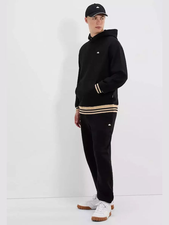 Ellesse Hoody Φούτερ με Κουκούλα Μαύρο