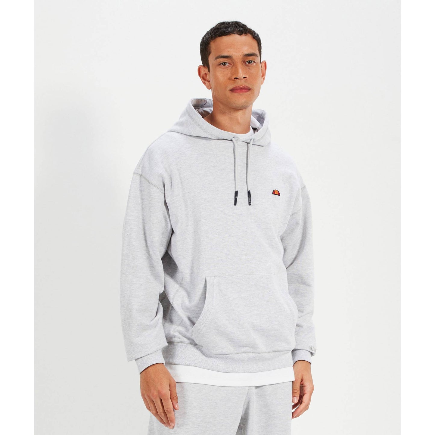 CALDINE - HOODIE HERREN - WHITE MARL SHT18001-909