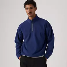 REDWOOD HALF ZIP BLUES - REDWOOD HALF ZIP MEDIEVAL BLUE