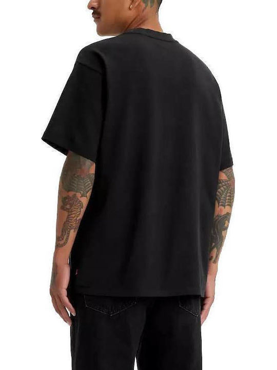 RED TAB VINTAGE TEE MINERAL BL - Blacks