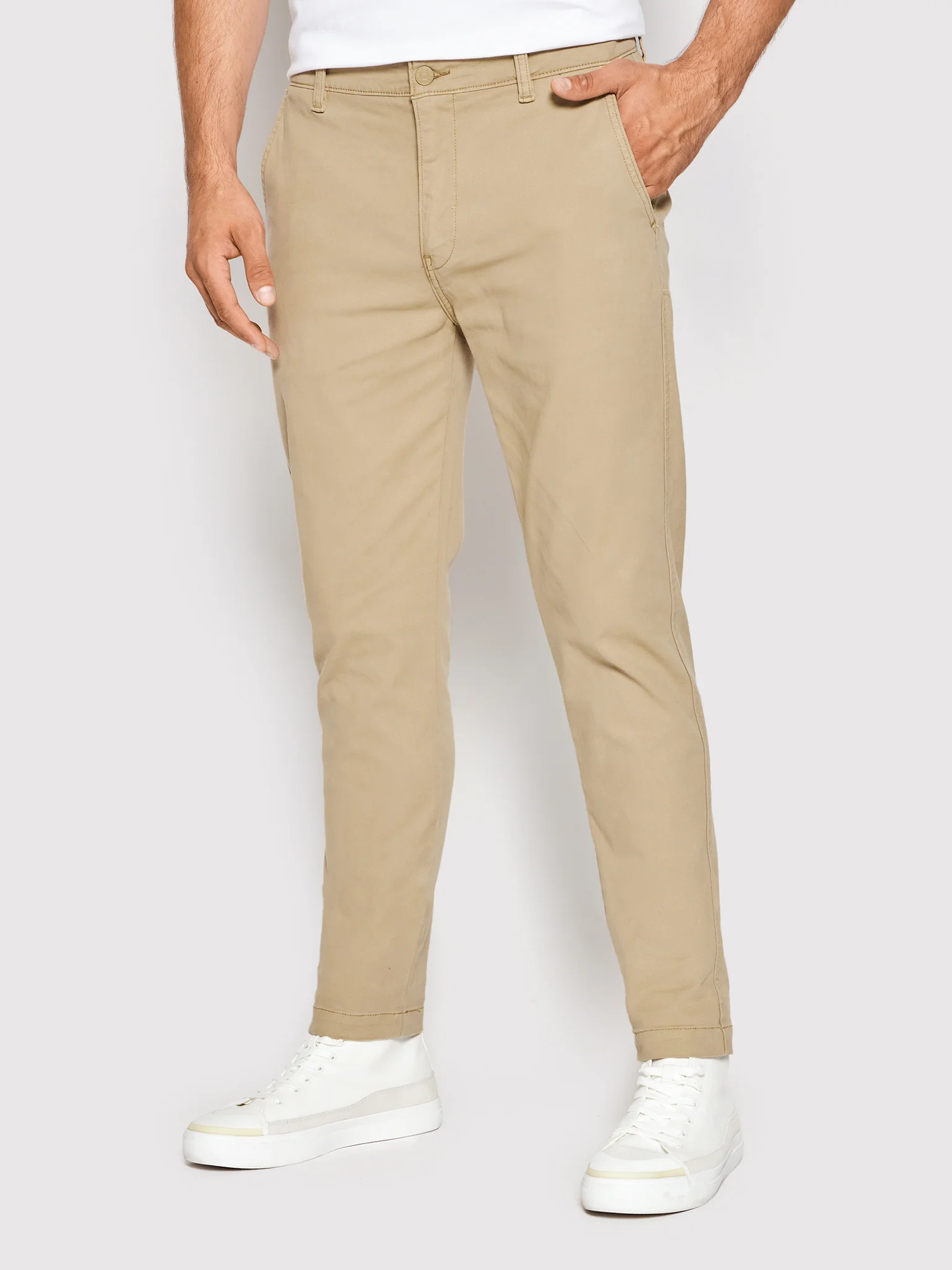 Παντελόνι chino XX Chino 17199-0011 Μπεζ Slim Tapered Fit