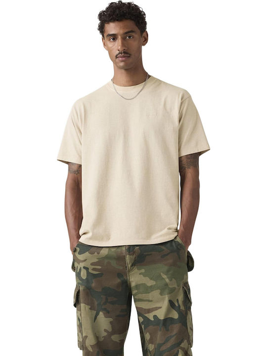 Red Tab Vintage Tee Neutrals
