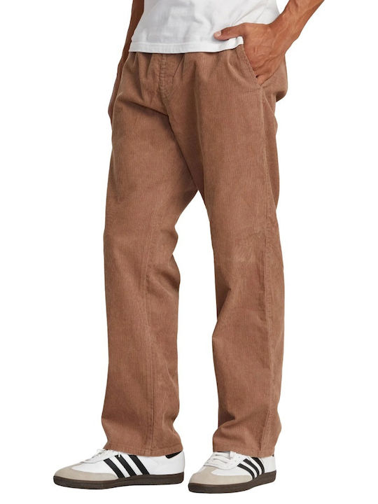 RVCA Ανδρικό Παντελόνι σε Relaxed Εφαρμογή Sonora Brown