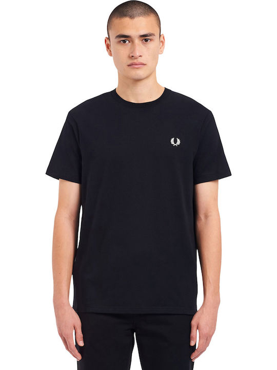 Fred Perry Crew Neck T-Shirt Μαύρο