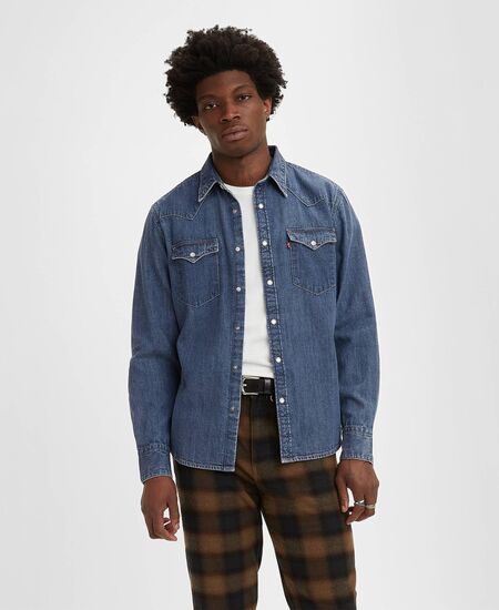 LEVI'S® M BARSTOW WESTERN STANDARD MED INDIGO - 85744-0041
