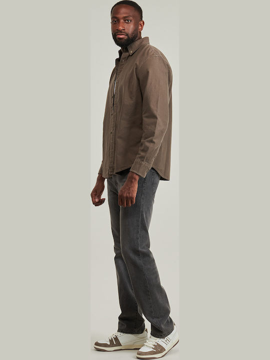 AUTHENTIC BUTTON DOWN BROWNS