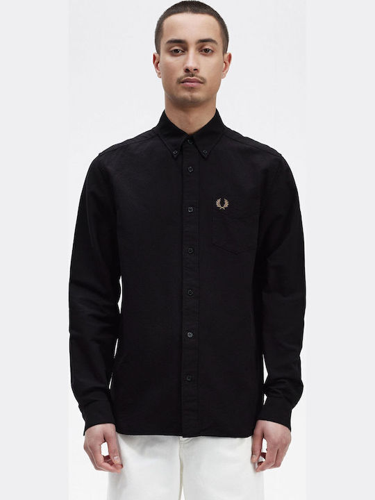 Fred Perry Oxford Shirt Μαύρο