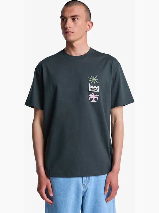 RVCA Mirage SS Μπλούζα Ανδρικό Pirate Black