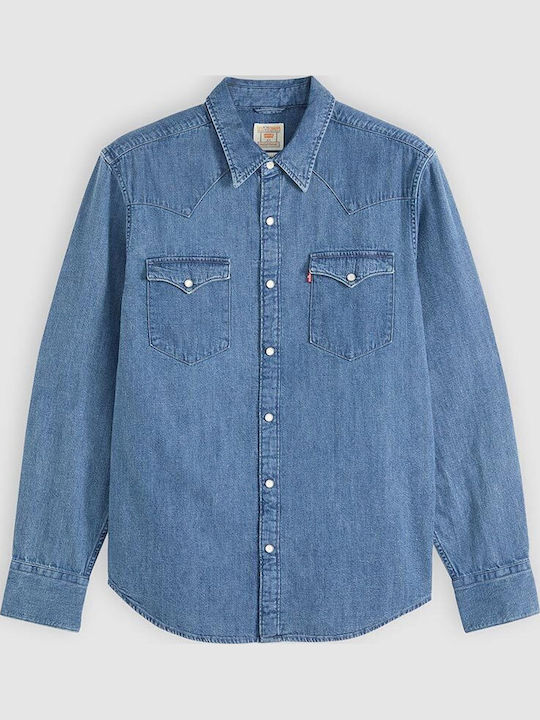 BARSTOW WESTERN STANDARD MED INDIGO - WORN IN - BARSTOW WESTERN STANDARD RUSTIC ROOT HILLS WORN-IN