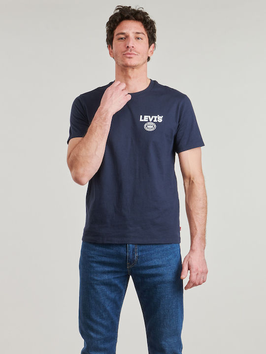 Levi's Crewneck T-shirt Navy Μπλε