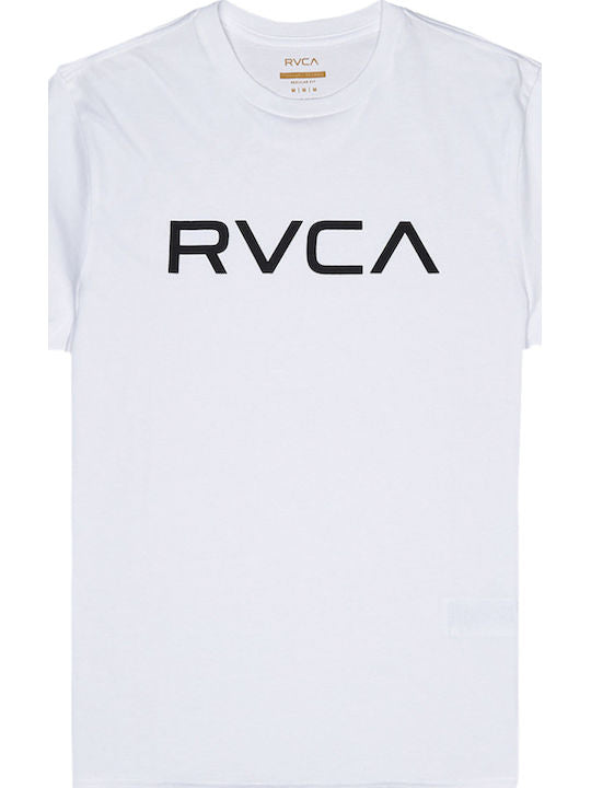 RVCA T-Shirt Λευκό Ανδρικό