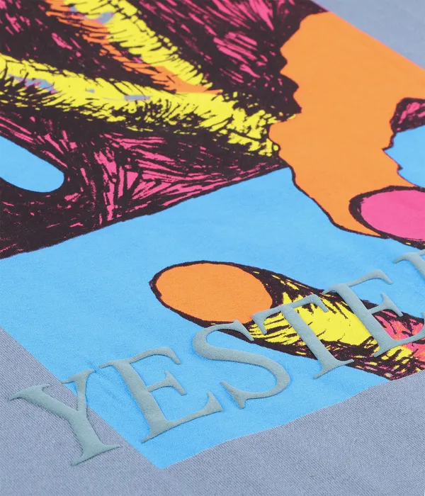 RVCA superblast 2 short sleeve t shirt in vintage navy