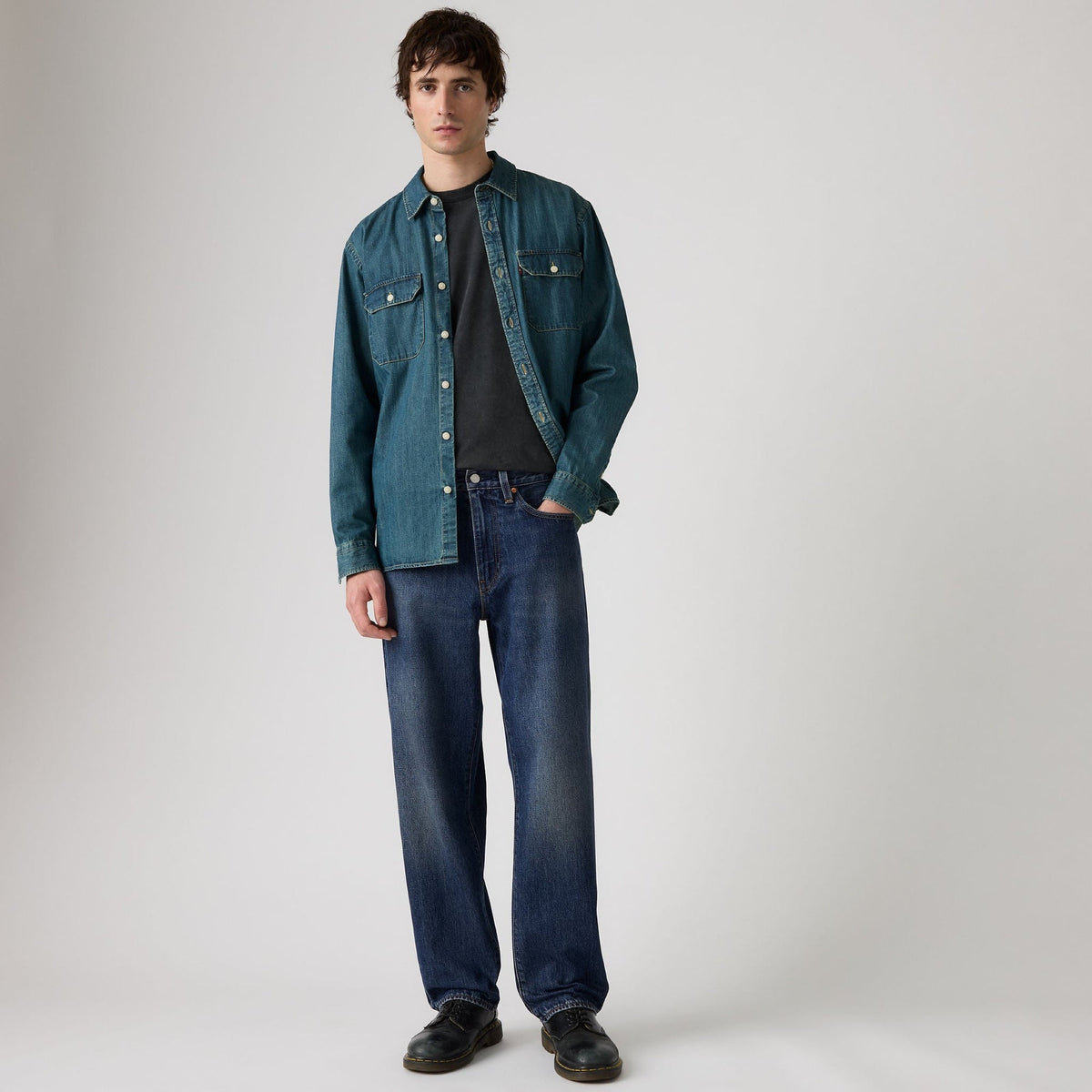 Levi's 568 Loose Straight Med Indigo Hard Rain