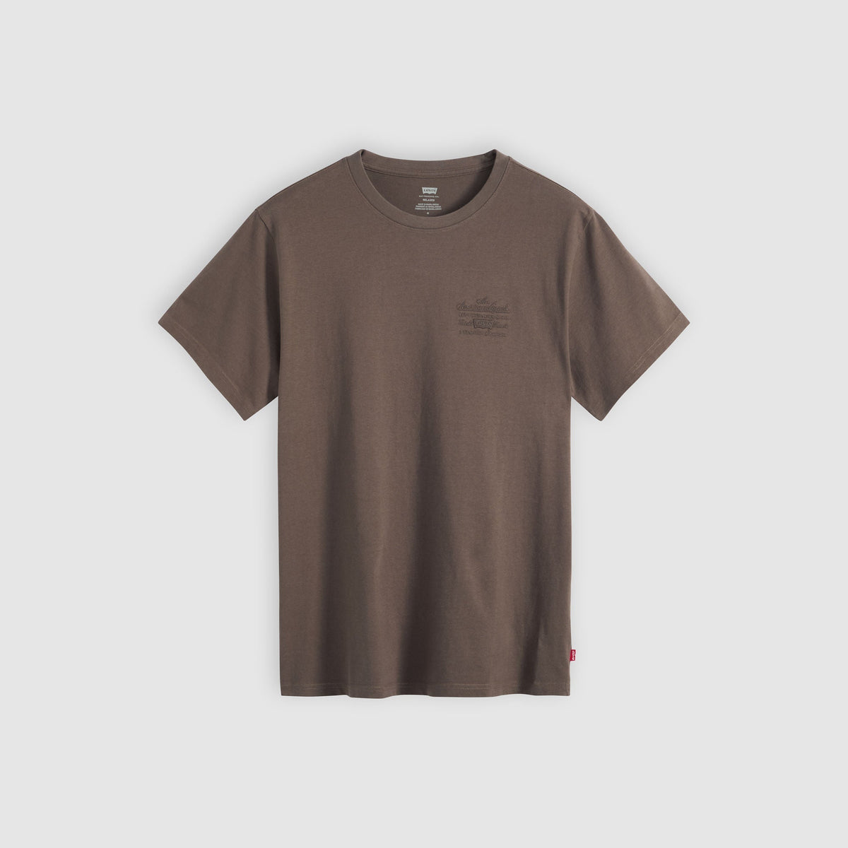 Levi's SS Relaxed Fit Tee American Legend 6 Maitake - flat lay μπροστά