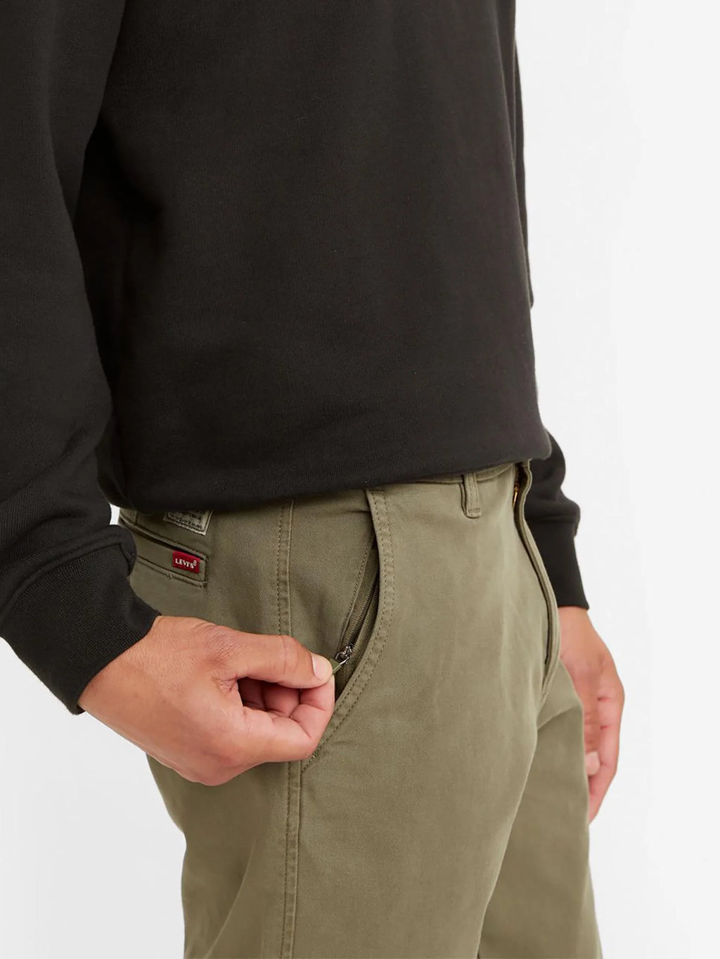 Παντελόνι chino XX Chino 17196-0001 Πράσινο Straight Fit