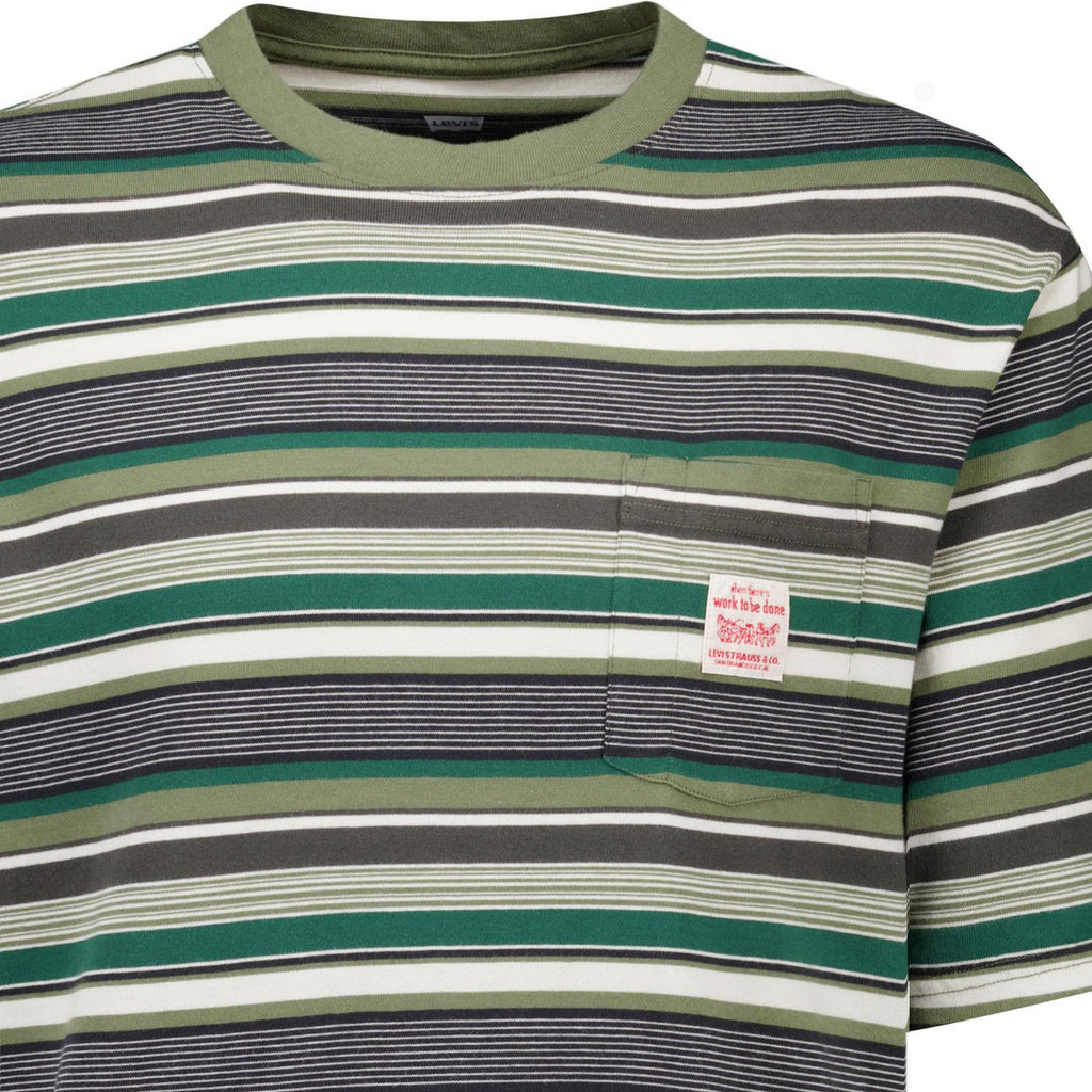 Levi's® Retro Striped Workwear Pocket Tee