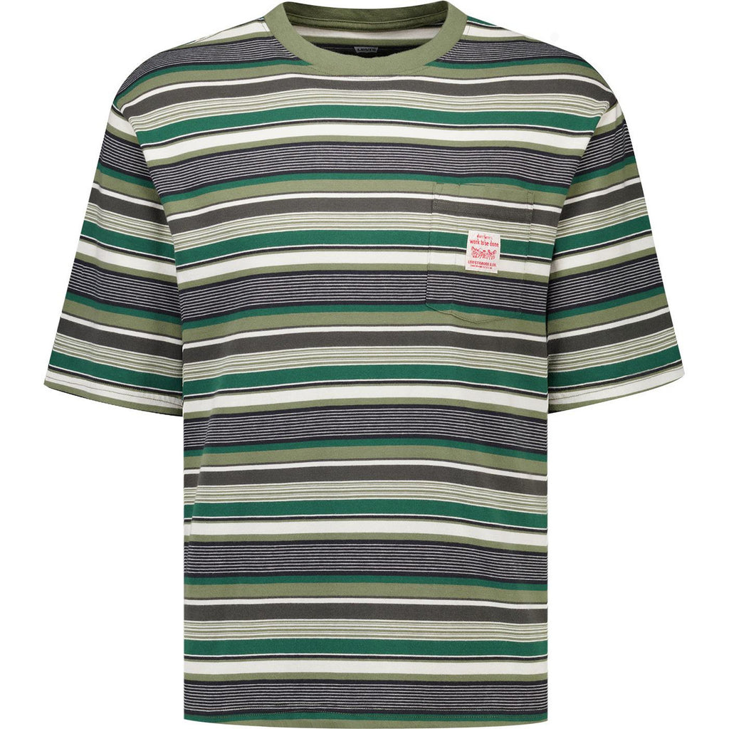 Levi's® Retro Striped Workwear Pocket Tee