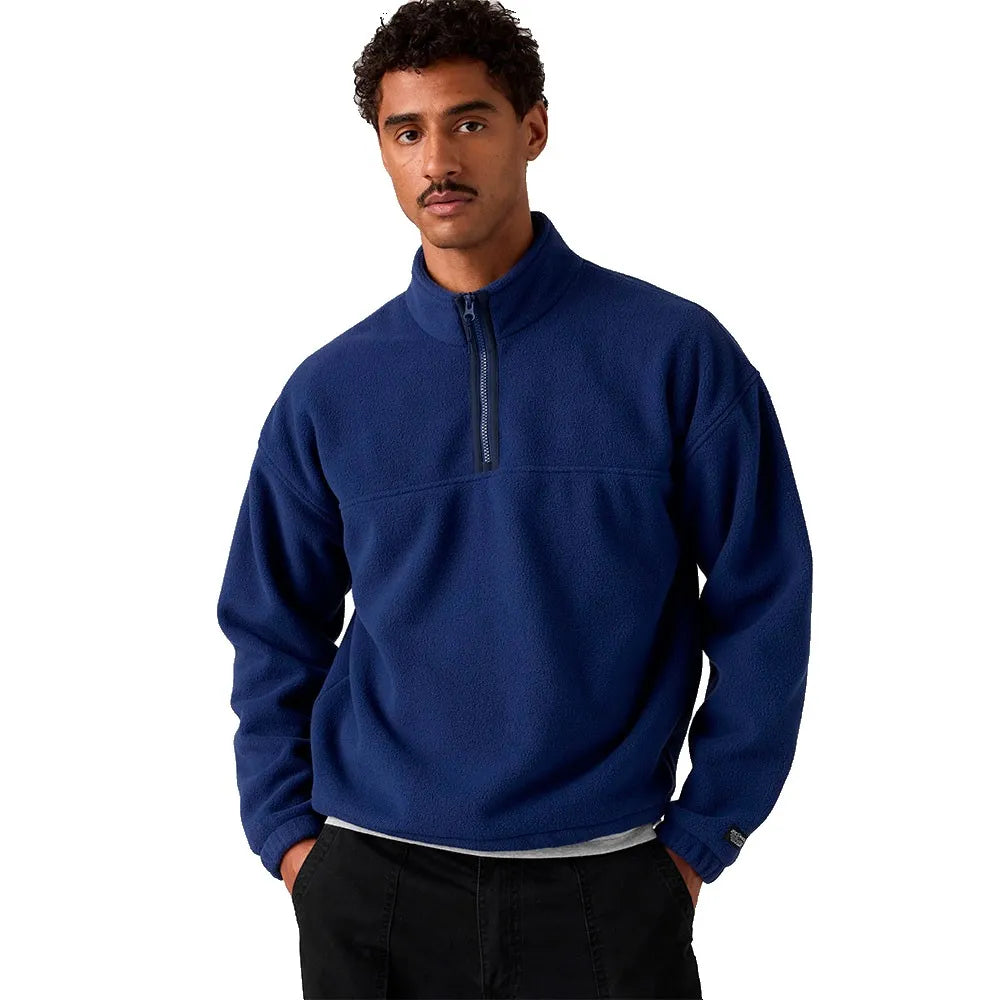 REDWOOD HALF ZIP BLUES - REDWOOD HALF ZIP MEDIEVAL BLUE
