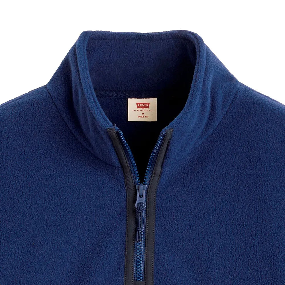 REDWOOD HALF ZIP BLUES - REDWOOD HALF ZIP MEDIEVAL BLUE